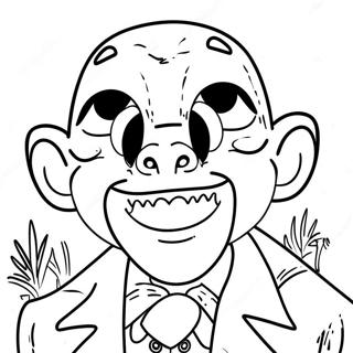 Goosebumps Coloring Page 8916-7293