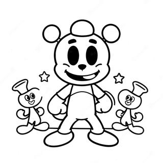 Cuphead Coloring Pages