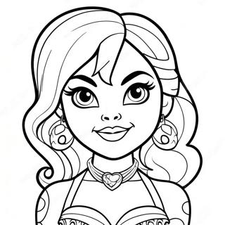 Clawdeen Wolf Monster High Coloring Page 8926-7303