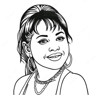 Selena Quintanilla Coloring Pages