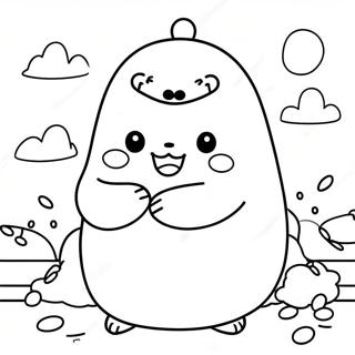 Sumikko Gurashi Coloring Page 8946-7318