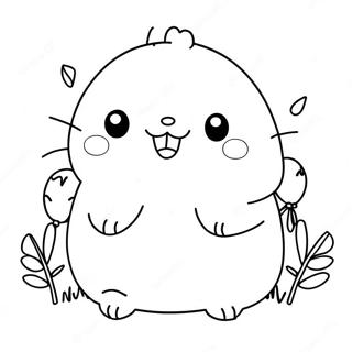 Cute Sumikko Gurashi Characters Coloring Page 8947-7324