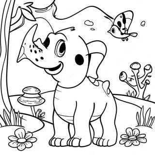 3d Animal Kingdom Coloring Page 8967-7336