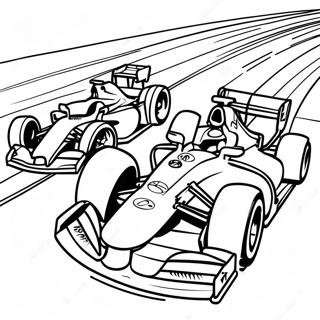 Formula 1 Car Racing Coloring Page 8986-7346