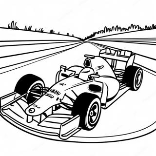 Exciting Formula 1 Race Track Coloring Page 8987-7359