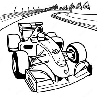 Exciting Formula 1 Race Track Coloring Page 8987-7360