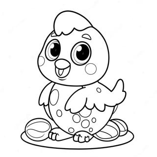 Hatchimal Coloring Pages