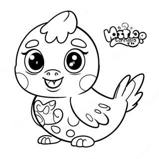 Hatchimal Coloring Page 9016-7375