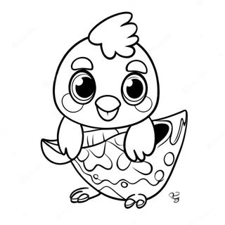 Hatchimal Coloring Page 9016-7376