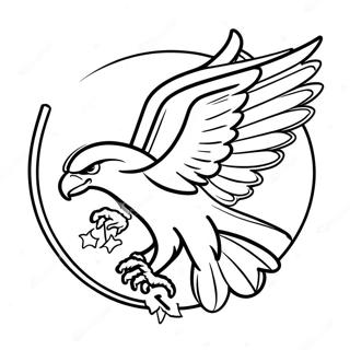 Philadelphia Eagles Logo Coloring Page 901-718