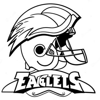 Philadelphia Eagles Logo Coloring Page 901-720