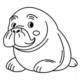 Walrus Coloring Page 9036-7386