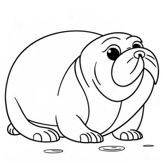 Walrus Coloring Page 9036-7388