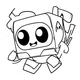 Geometry Dash Character Coloring Page 9046-7398