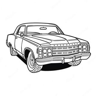 Low Rider Coloring Page 9056-7407