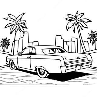 Low Rider Coloring Page 9056-7408