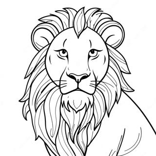 Leo The Lion Coloring Page 9066-7416