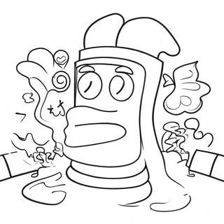 Cool Graffiti Art Coloring Page 9087-7429