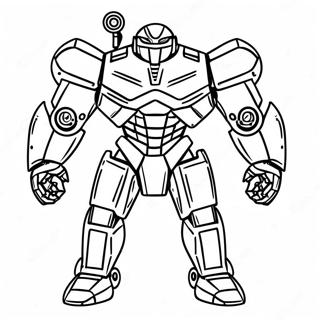 Pacific Rim Jaeger Robot Coloring Page 9097-7434