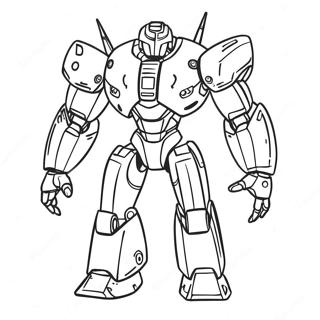 Pacific Rim Jaeger Robot Coloring Page 9097-7436