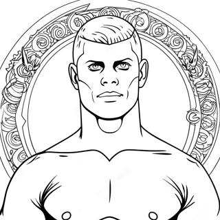 Cody Rhodes Coloring Pages