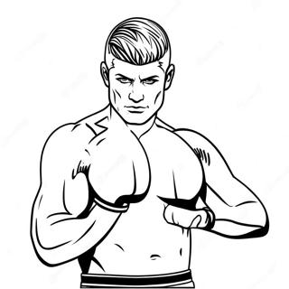 Cody Rhodes In Ring Attire Coloring Page 9107-7447