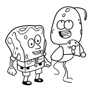 Spongebob And Patrick Coloring Page 911-726