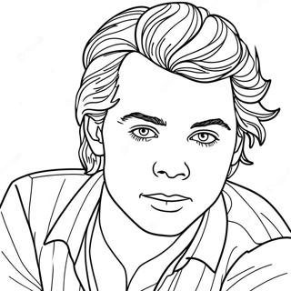 Harry Styles Coloring Page 9126-7457