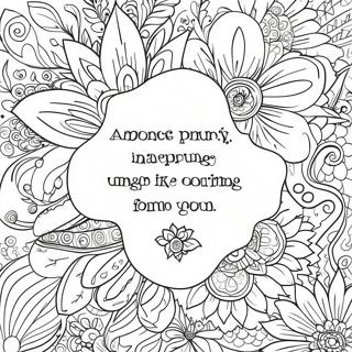 Inspirational Quote Coloring Page For Adults 9156-7483