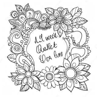 Motivational Quote Coloring Page For Adults 9157-7486