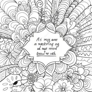 Motivational Quote Coloring Page For Adults 9157-7487