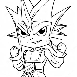 Yugioh Coloring Page 9196-7513