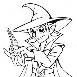 Dark Magician Duelist Coloring Page 9197-7518