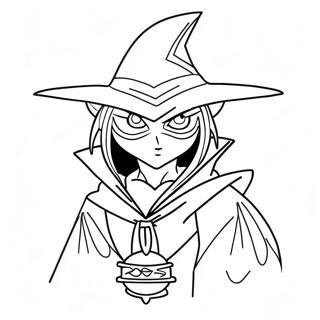 Dark Magician Duelist Coloring Page 9197-7519