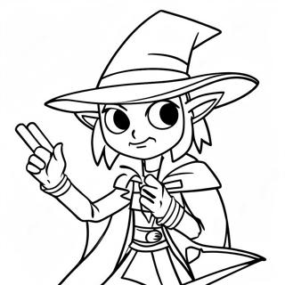 Dark Magician Duelist Coloring Page 9197-7520