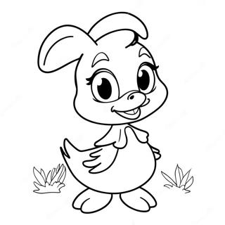 Daisy Duck Coloring Page 921-734