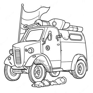 Rescue Riders Coloring Page 9266-7569