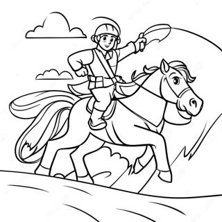 Brave Rescue Riders In Action Coloring Page 9267-7575