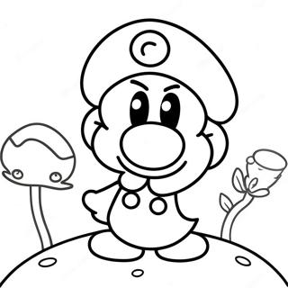 Paper Mario Coloring Pages