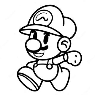 Paper Mario Coloring Page 9296-7590