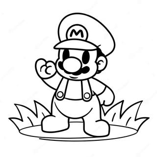 Paper Mario Coloring Page 9296-7591