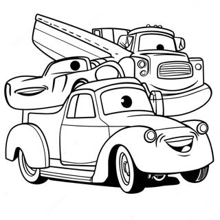 Cars 2 Coloring Pages