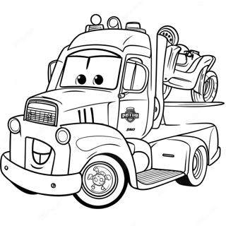 Cars 2 Characters Coloring Page 9316-7607