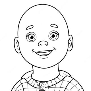 Caillou Coloring Page 9356-7638