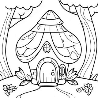 Fairy House Coloring Pages