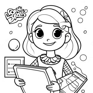 Dork Diaries Coloring Page 9396-7674