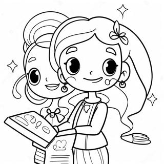 Dork Diaries Coloring Pages