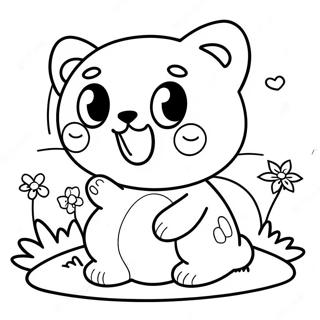 Happy Hello Coloring Page 9417-7691