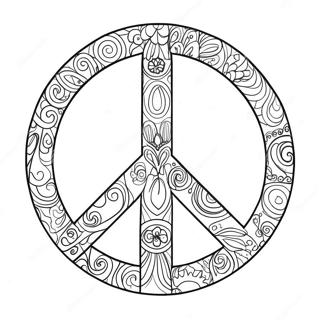 Peace Sign Coloring Page 941-750