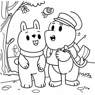 Arthur And Friends Adventure Coloring Page 9447-7713